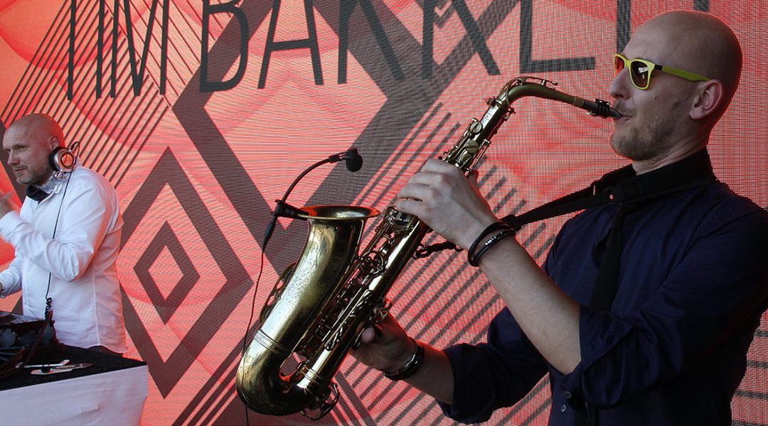 Saxofonist Tim Bakker